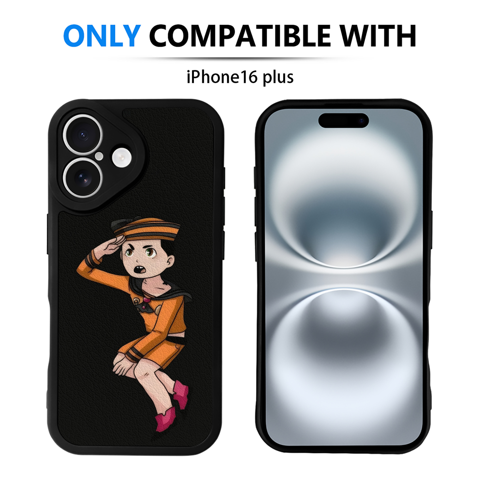 （画像用） ジョジョの奇妙な冒険 東方定助 JoJo's Bizarre Adventure Higashikata Josuke 【iPhone 16シリーズ対応】シリコンスマホケース（レザー調） 材質：シリコン